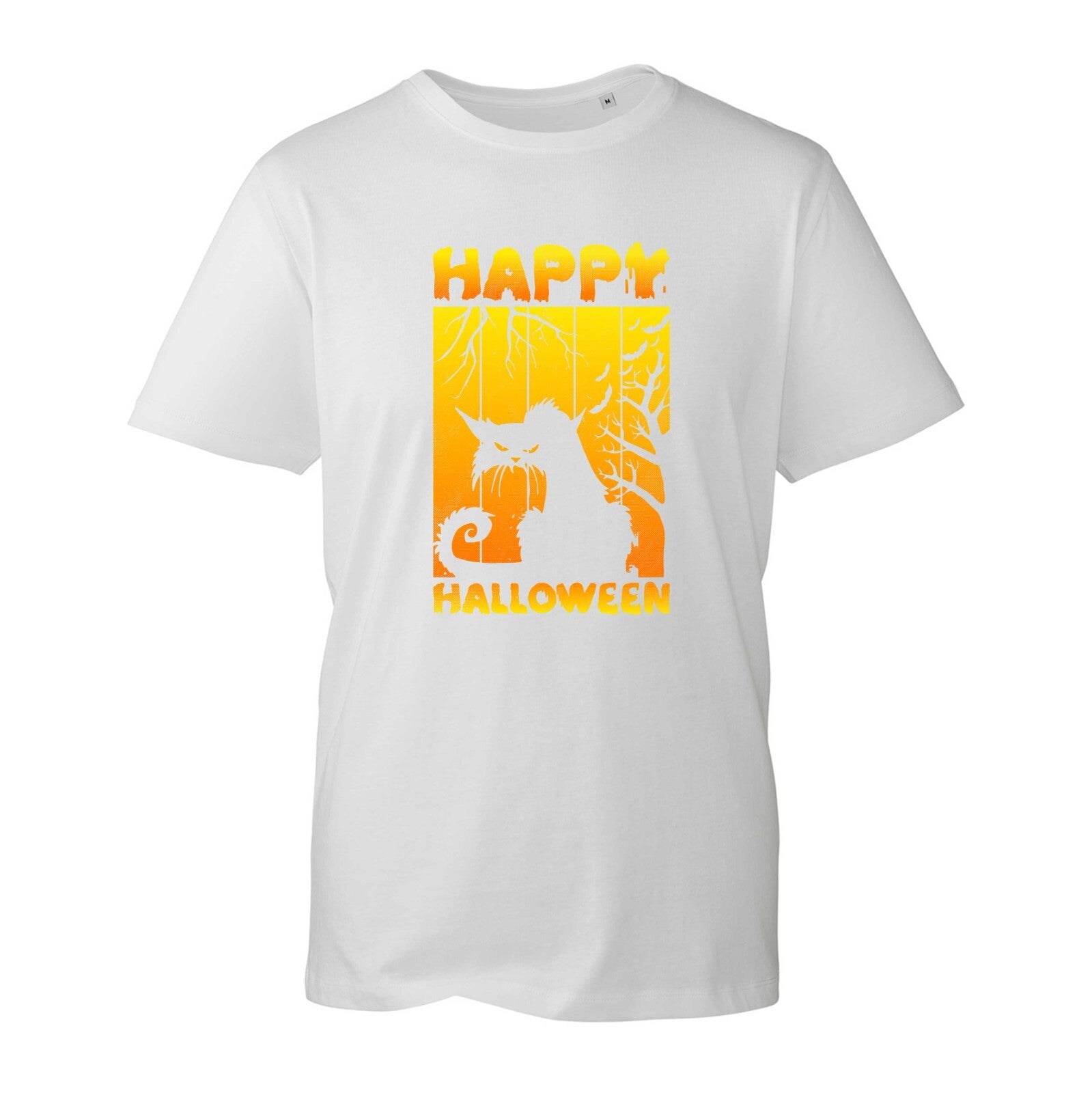 Horror Cat Happy Halloween T-Shirt, Trick Or Treat Halloween Gift Unisex Top