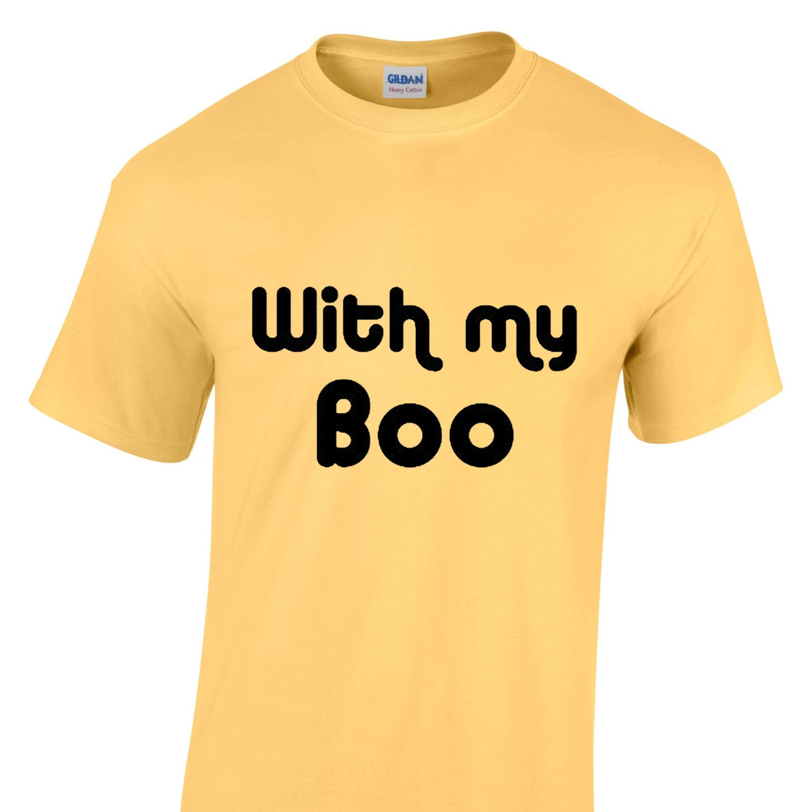 Mens Halloween Tshirt - With My Boo Party Night Trick Or Treat Costume T Shirt