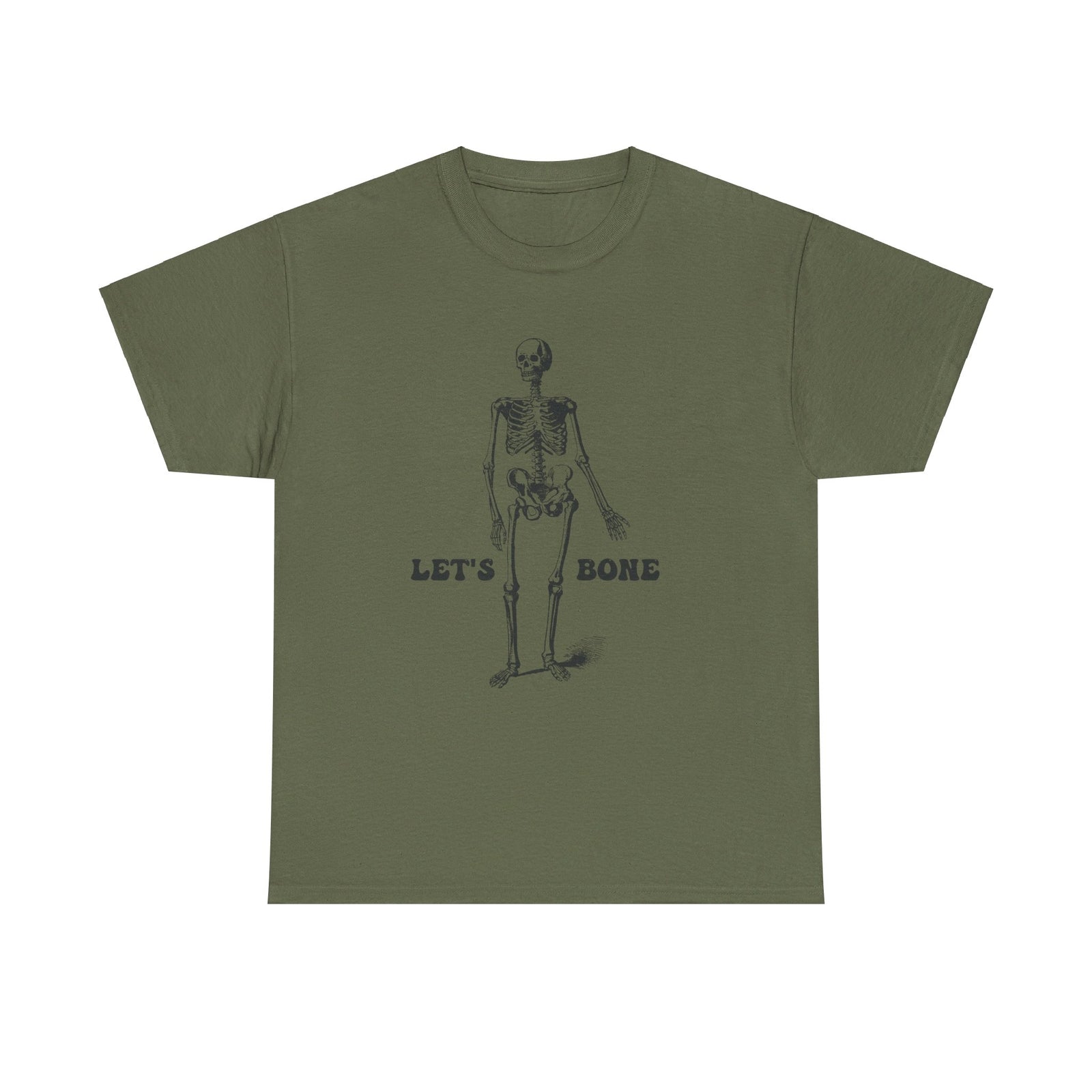 Let's Bone Halloween T shirt skul skeleton costume party trick or treat