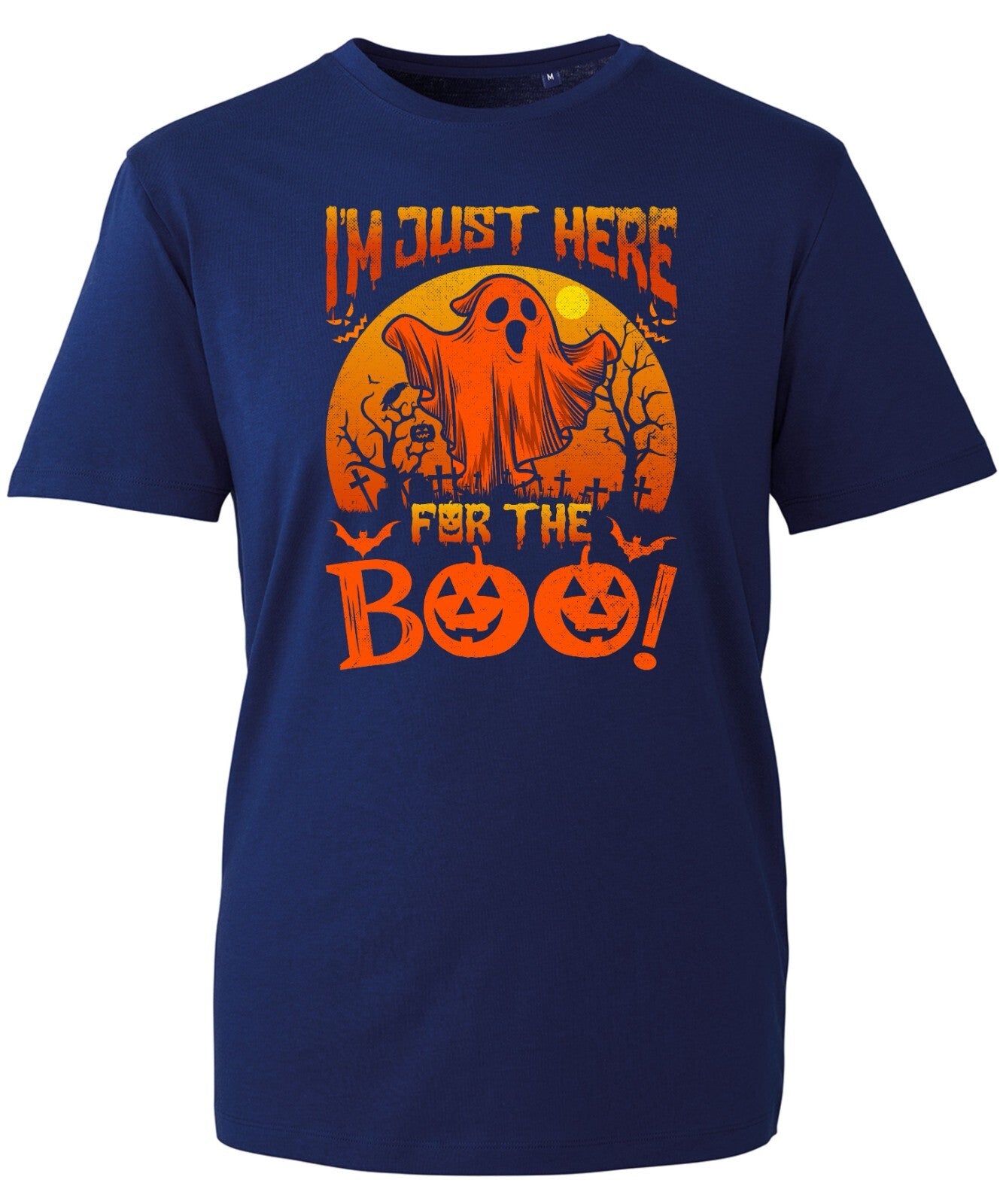 I'm Just Here For The Boo T-Shirt Halloween Trick Or treat Horror Nightmare Tops