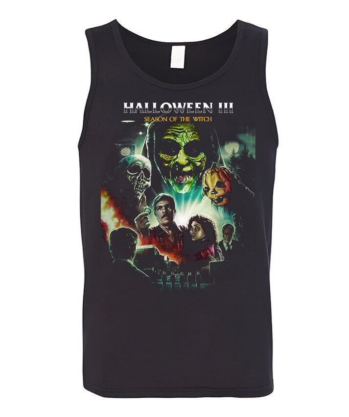 New Halloween III Season of the Witch Horror Logo Graphic Unisex Tank Tops S-2XL