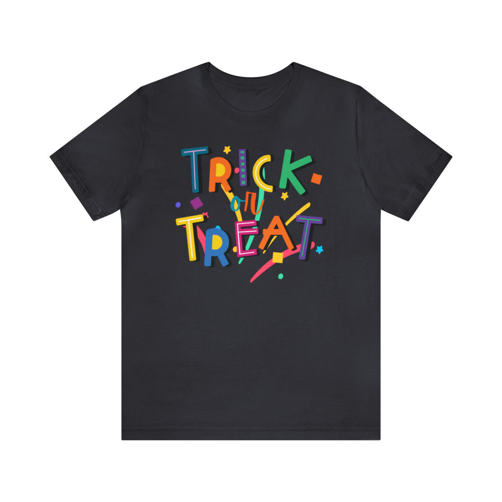 Trick or Treat Halloween Candy T-Shirt Bella Canvas 3001Unisex