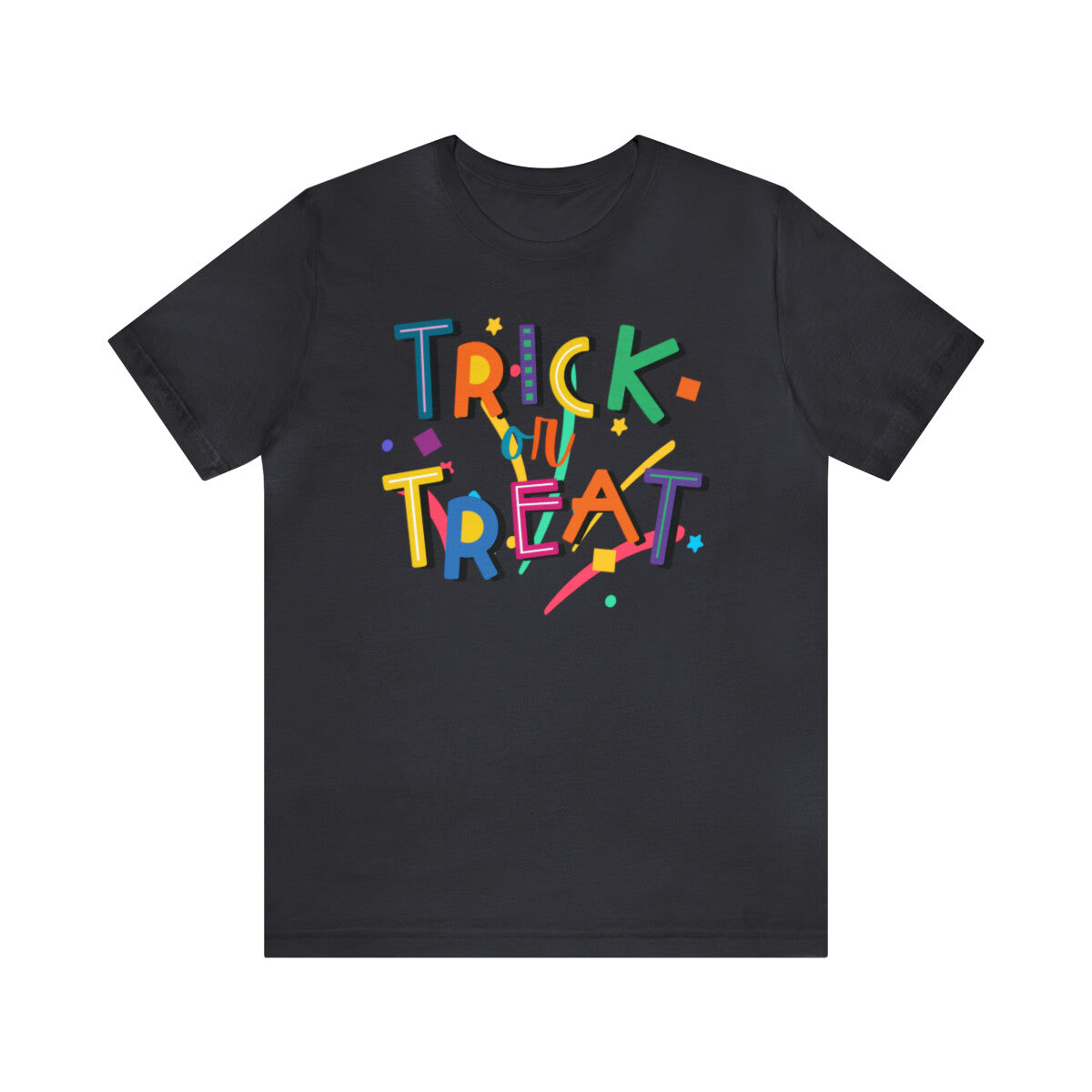 Trick or Treat Halloween Candy T-Shirt Bella Canvas 3001Unisex