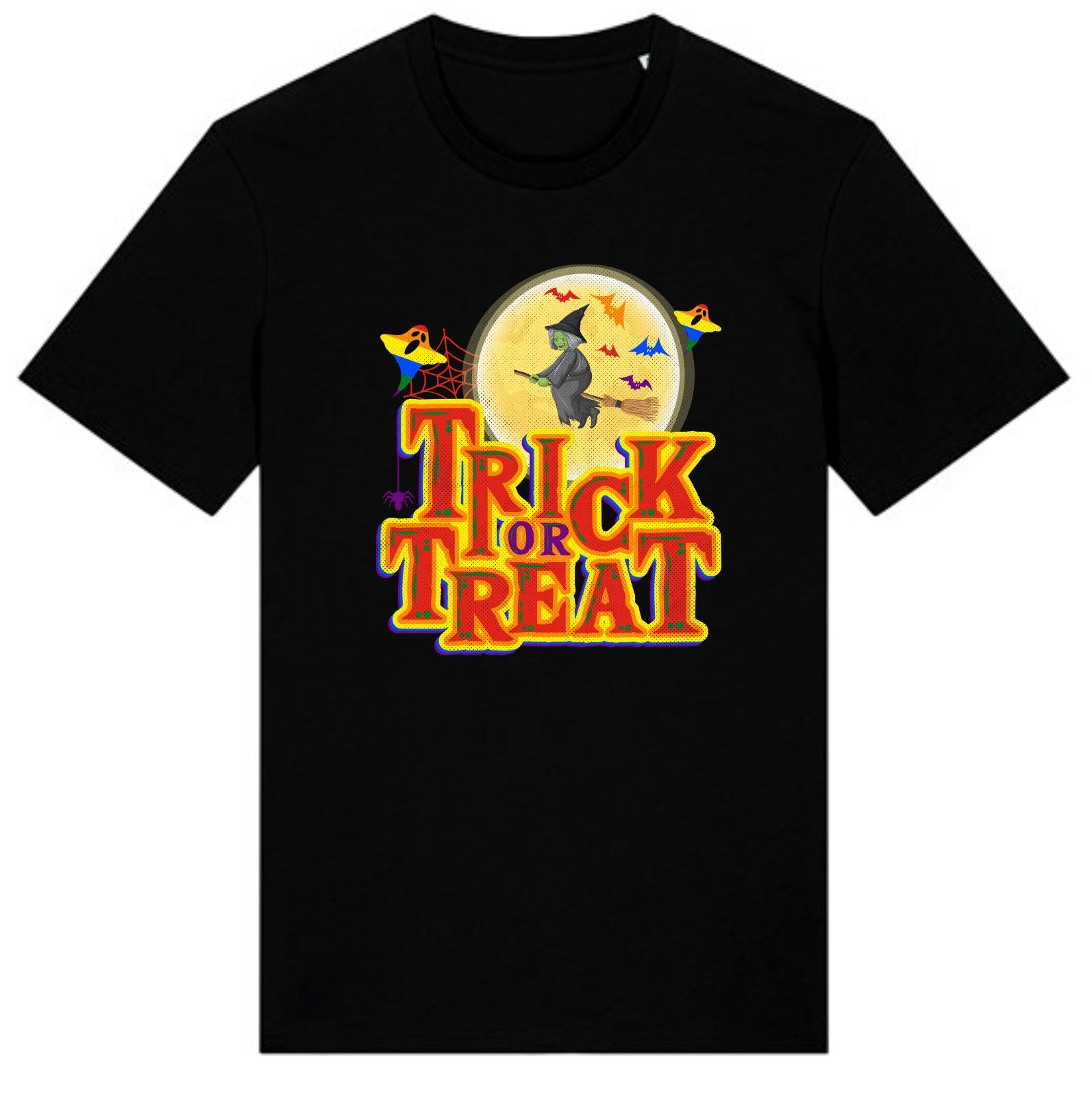 Halloween Witch Trick or treat T Shirt,Halloween Night Party,Spooky,Creepy Gift