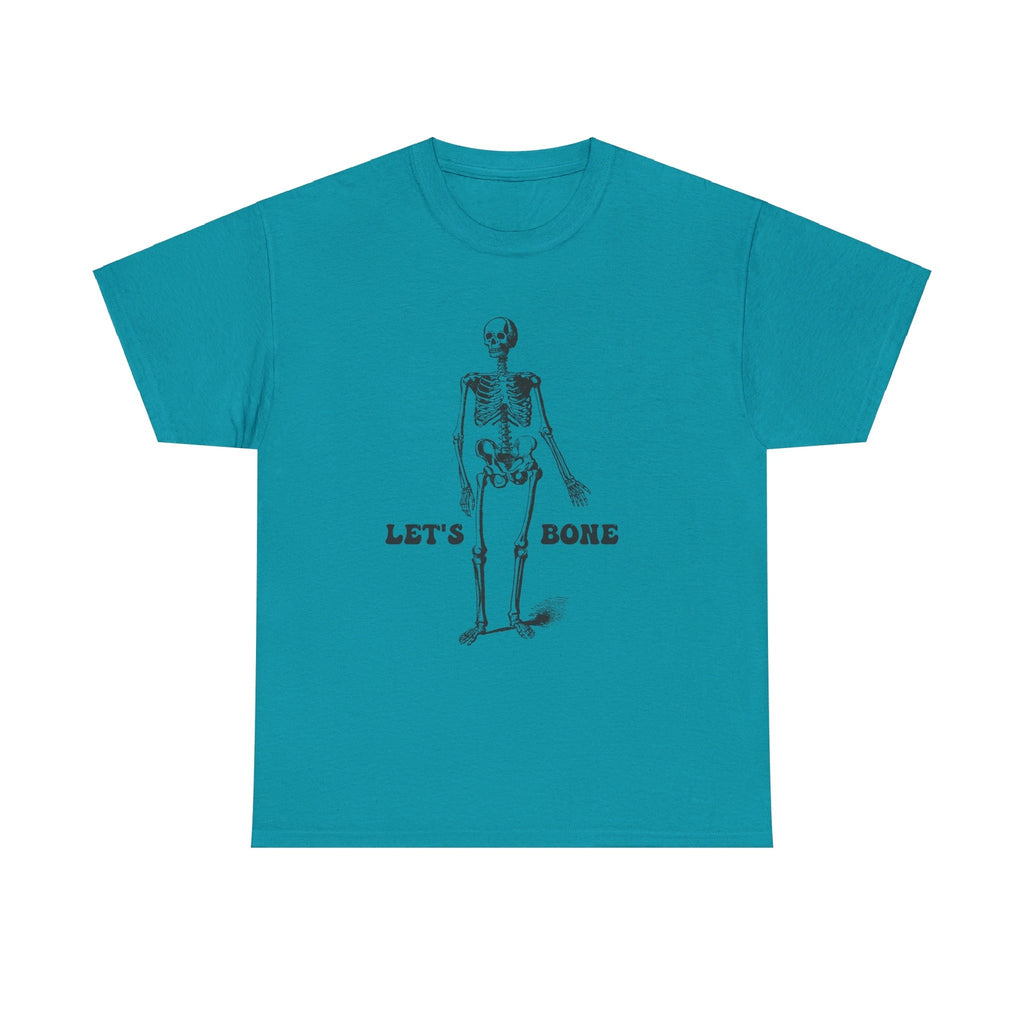 Let's Bone Halloween T shirt skul skeleton costume party trick or treat