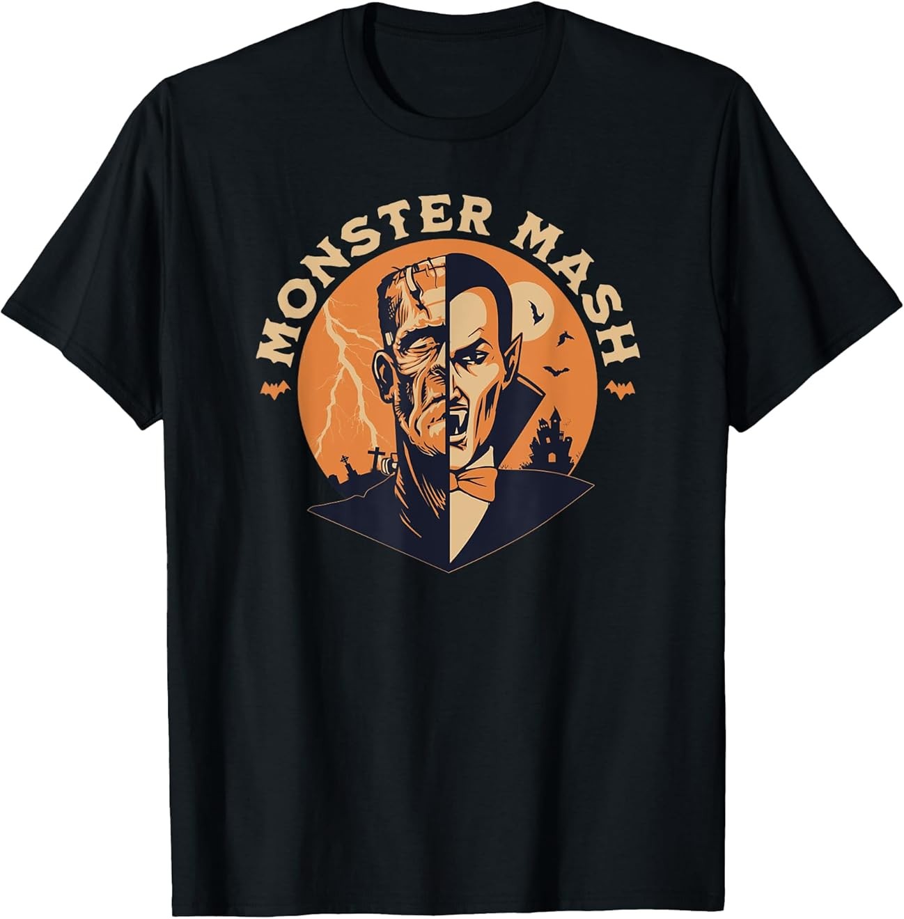 Vintage Horrorfest Halloween Movie Monster Horror Mash Retro T-Shirt