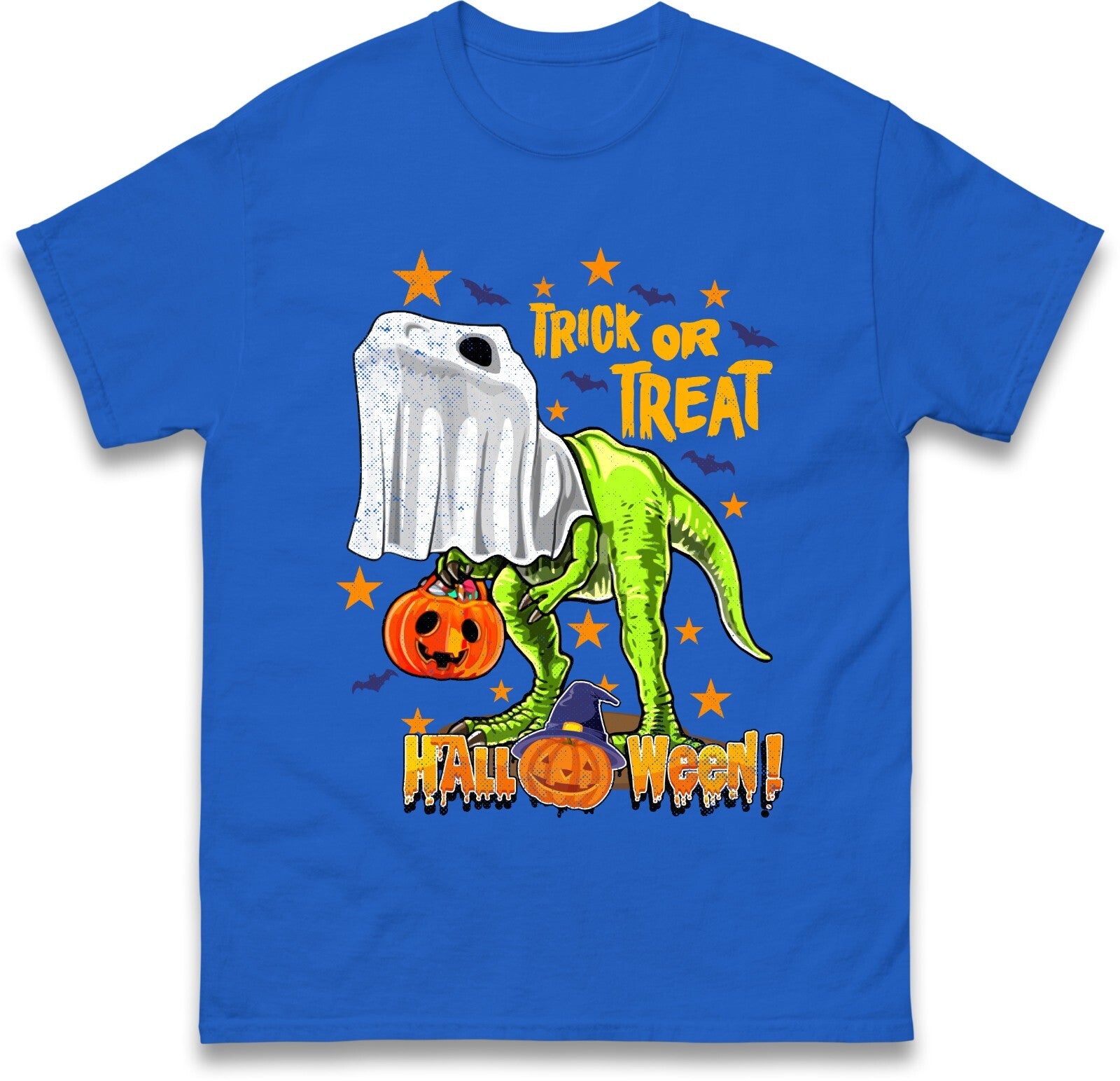 Dino Trick or Treat Funny Halloween T Shirt, Halloween Party T Shirt