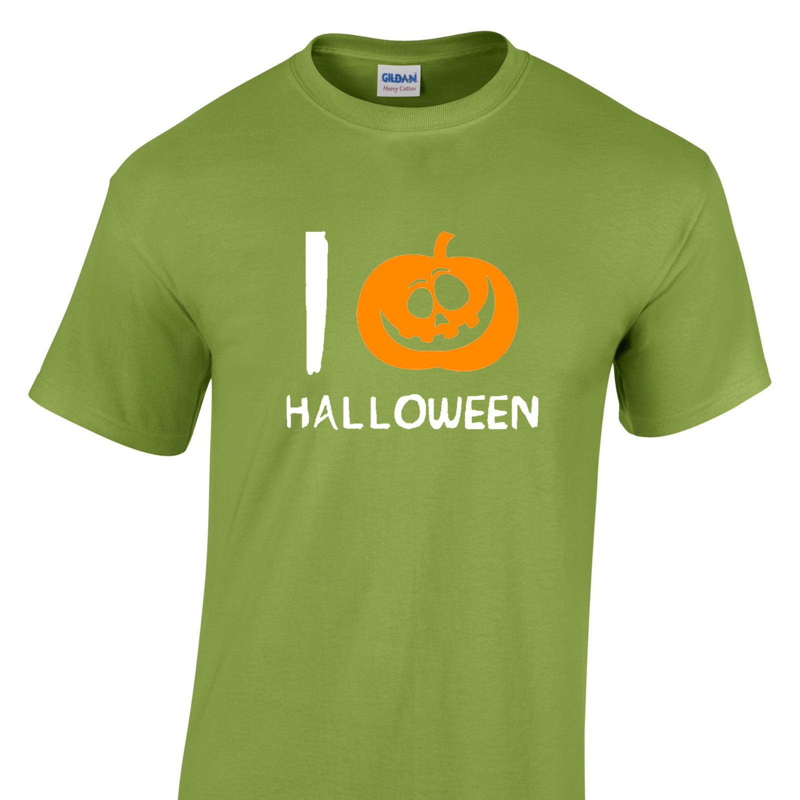 Mens I Love Halloween Tshirt - New Pumpkin Heart Trick Or Treat Costume T Shirt