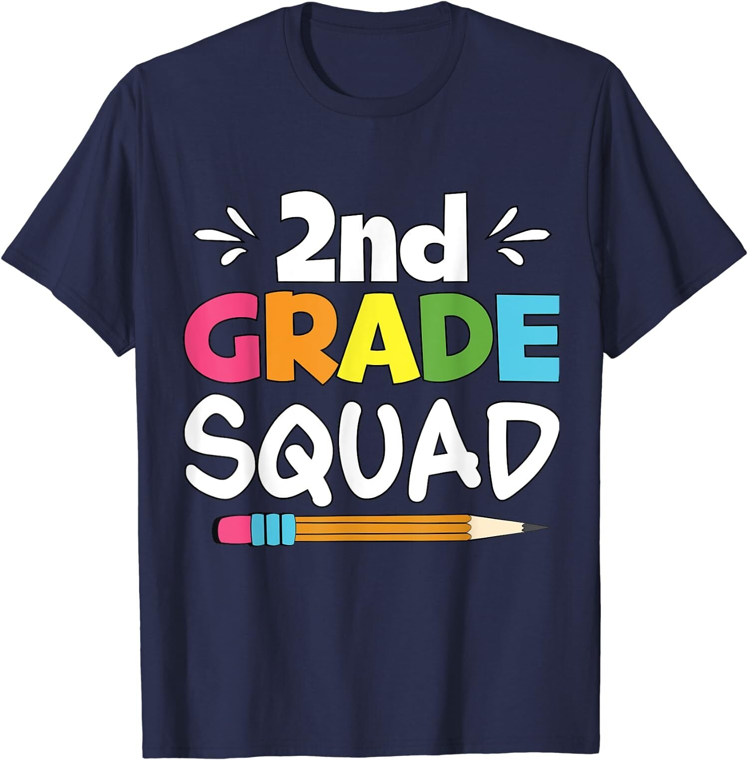 2nd Grade Squad Second Team Back To School Cool Gift Unisex T-Shirt