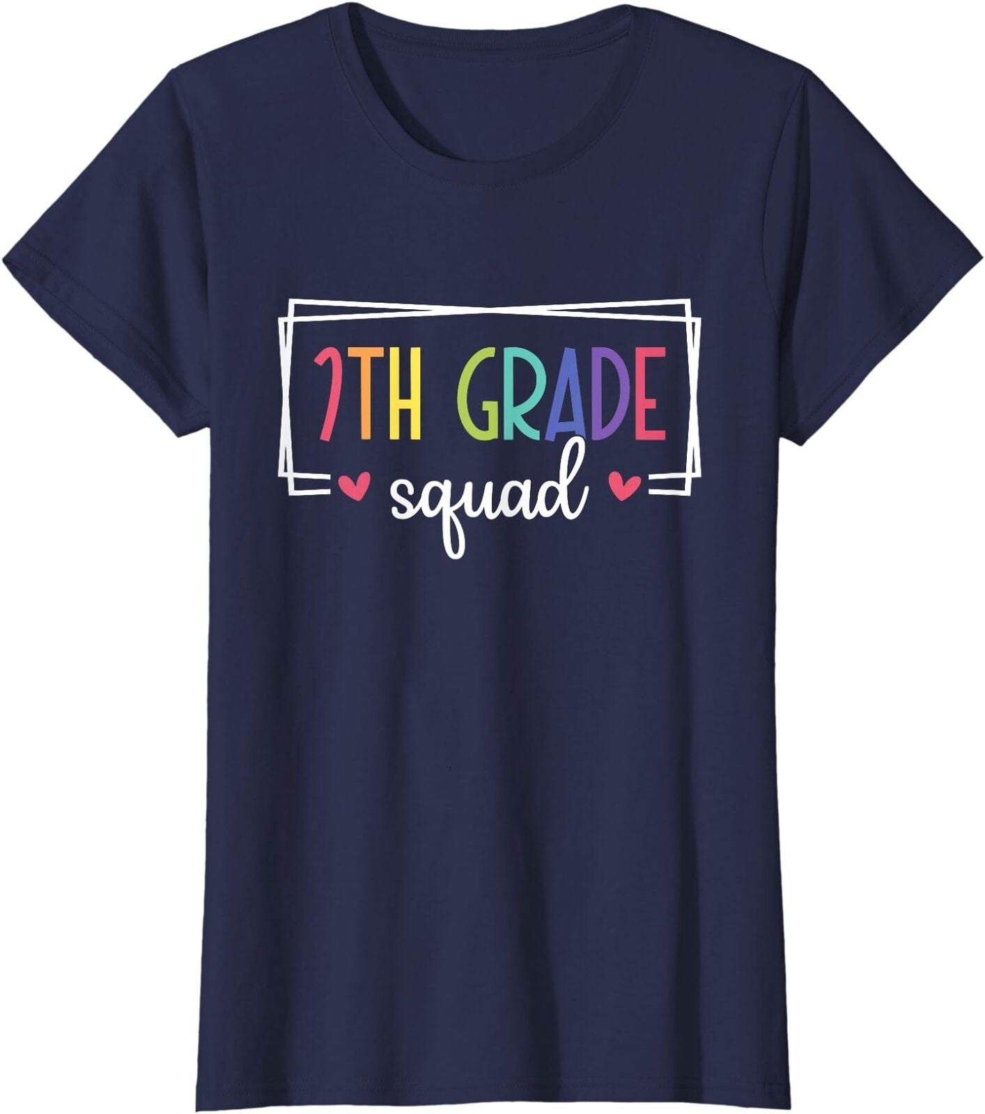 Seventh Grade Squad Teachers 7th Grade Back to School Ladies' Crewneck T-Shirt