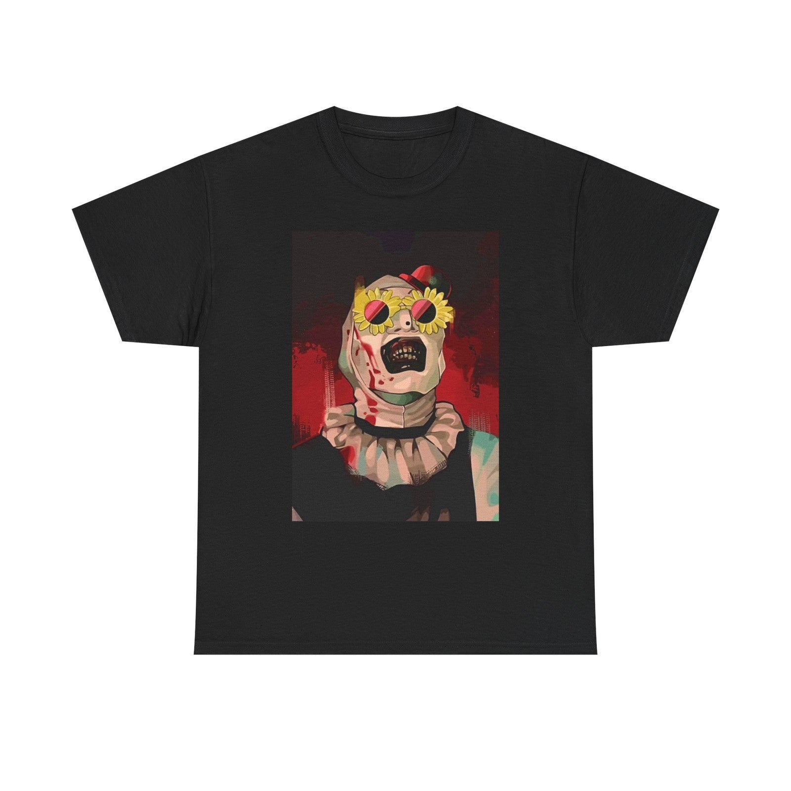 Terrifier Graphic T Shirt Horror Scary Movie Unisex Heavy Cotton Tee