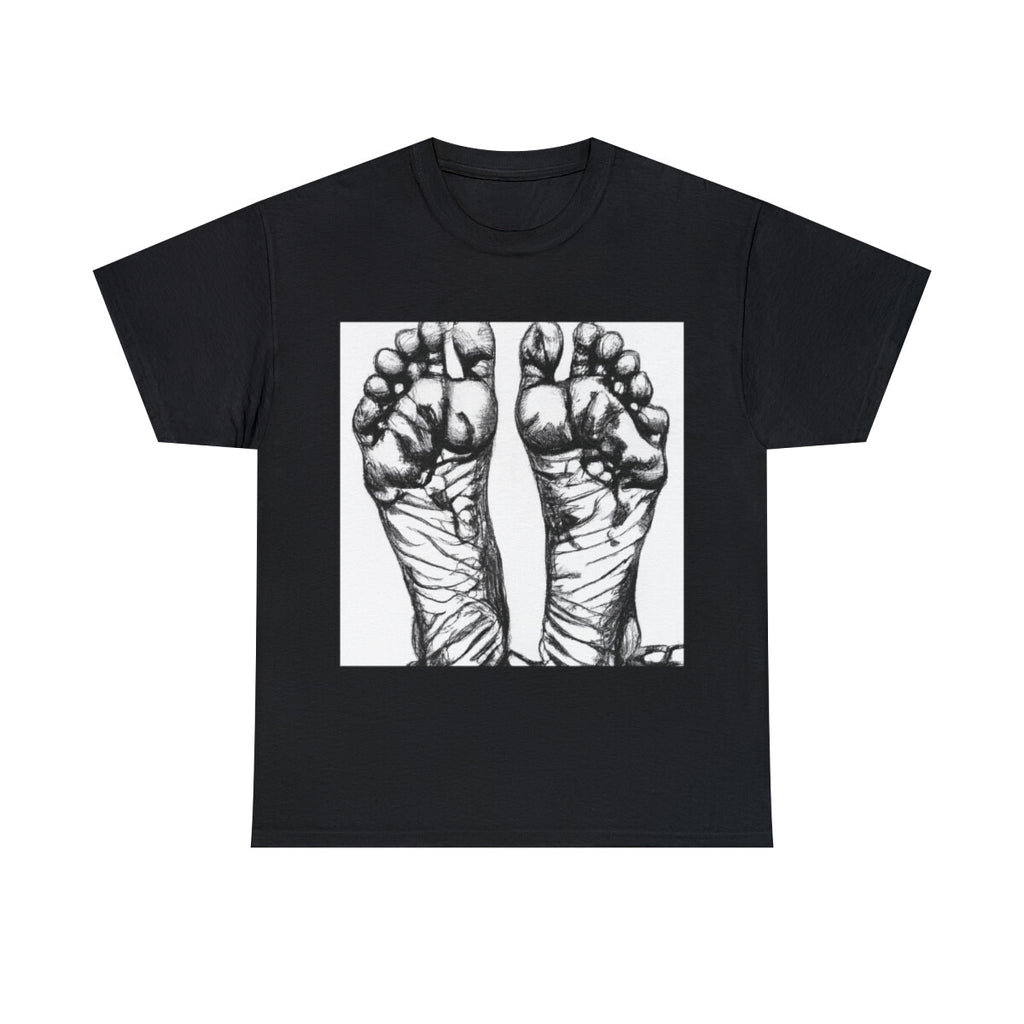 Scary Dark Fantasy Horror T Shirt Halloween Gross Feet Disturbed Streetwear Emo