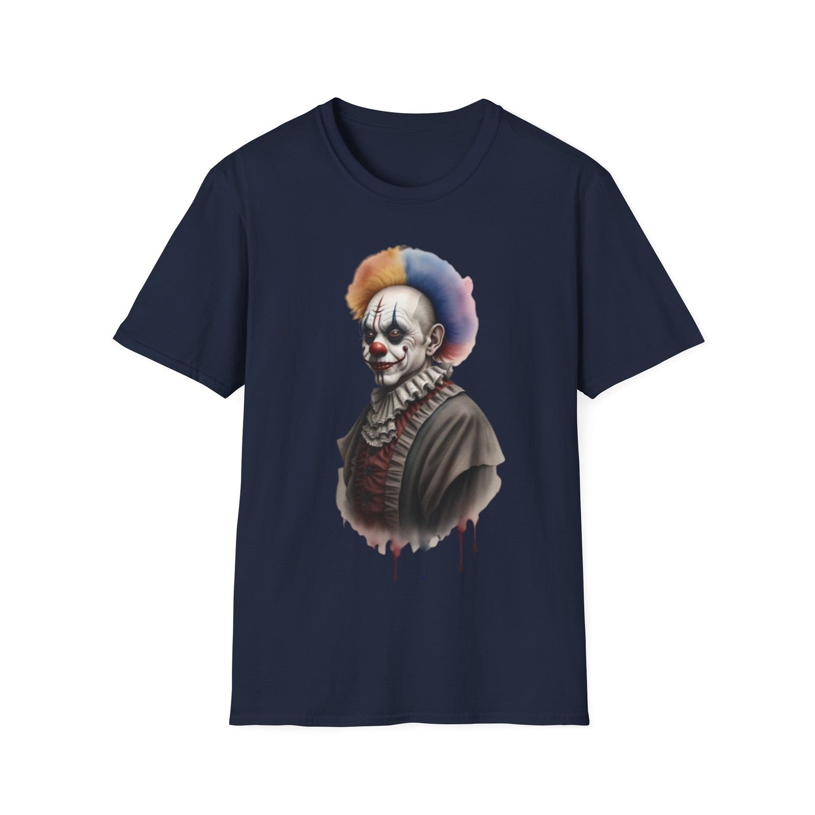 Scary Clown Unisex T-Shirt, Halloween Tee, Creepy Circus Shirt, Horror T-Shirt
