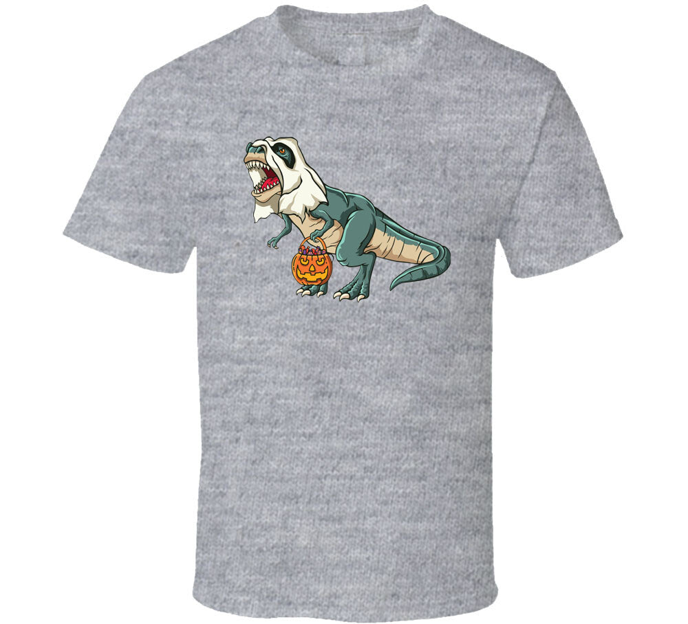 Funny Halloween Dinosaur Ghost T Rex Trick Or Treat Tee Shirt T-shirt Unisex
