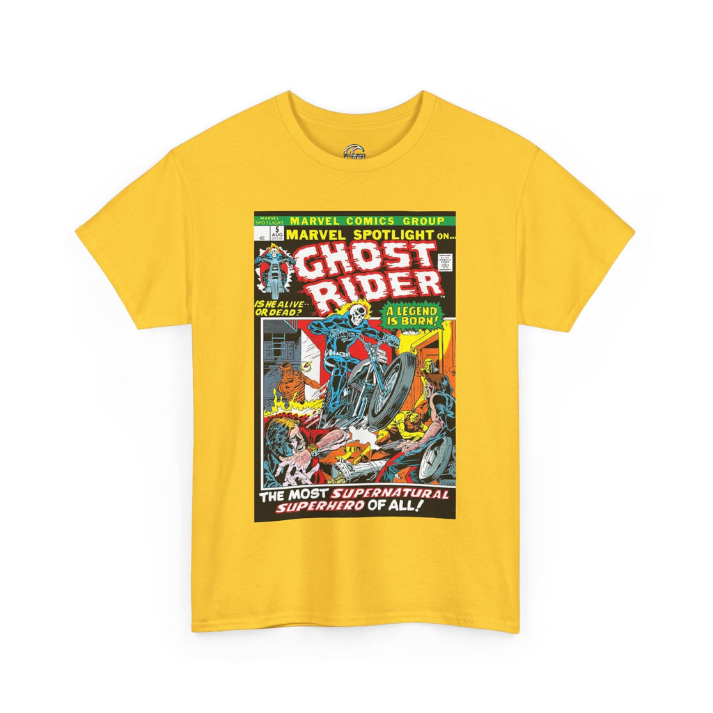 Marvel Spotlight Ghost Rider Comic Book T-Shirt, Ghost Rider Superhero Shirt