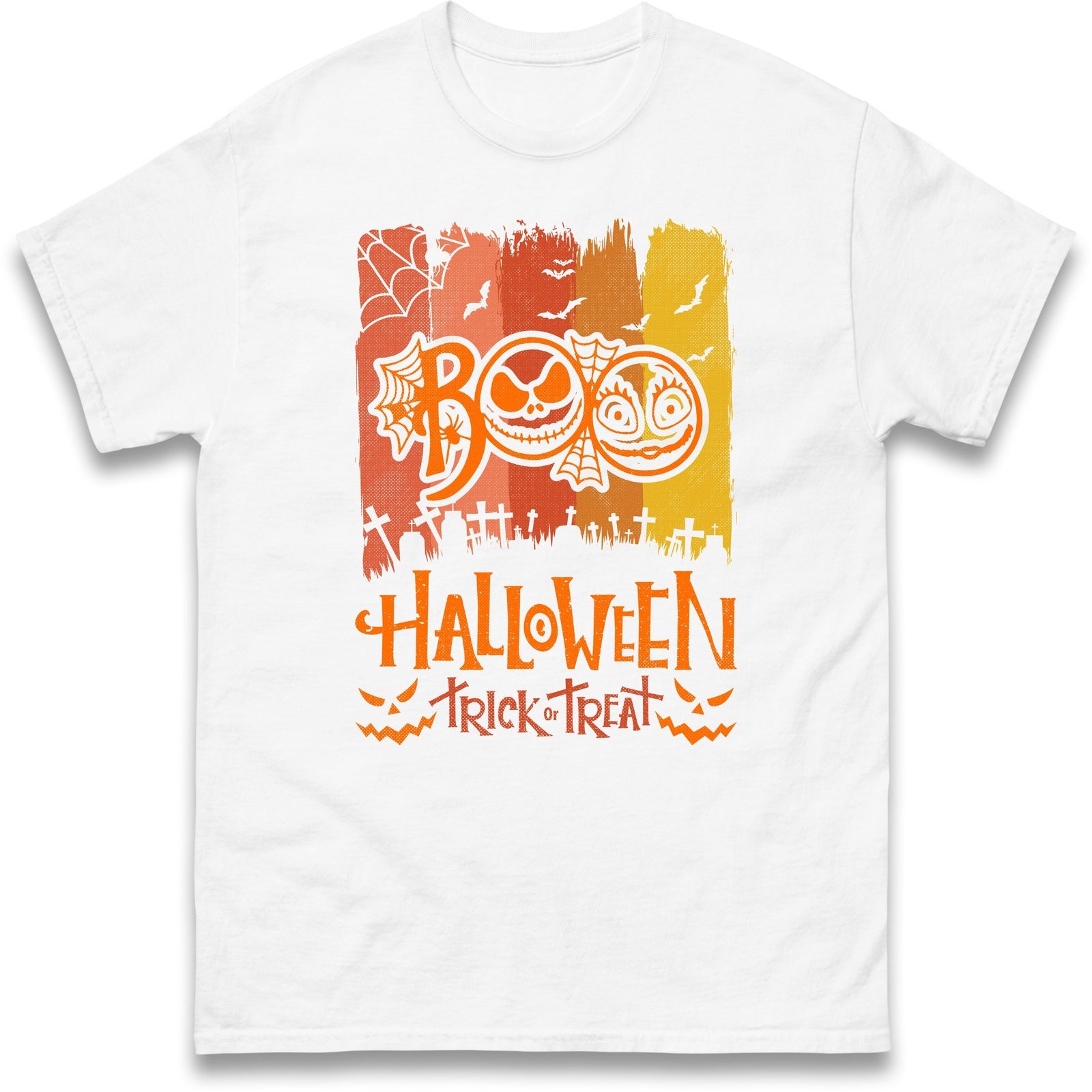 Boo Halloween Trick or Treat Tee,Halloween Night Party,Spooky Halloween Gift Top