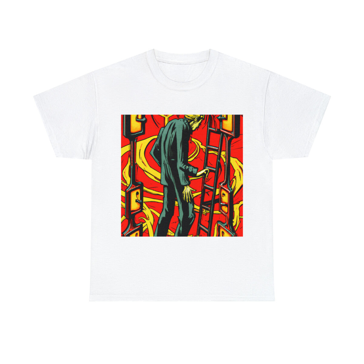 Scary Dark Fantasy Horror T Shirt Halloween Evil Trippy Disturbed Streetwear Emo