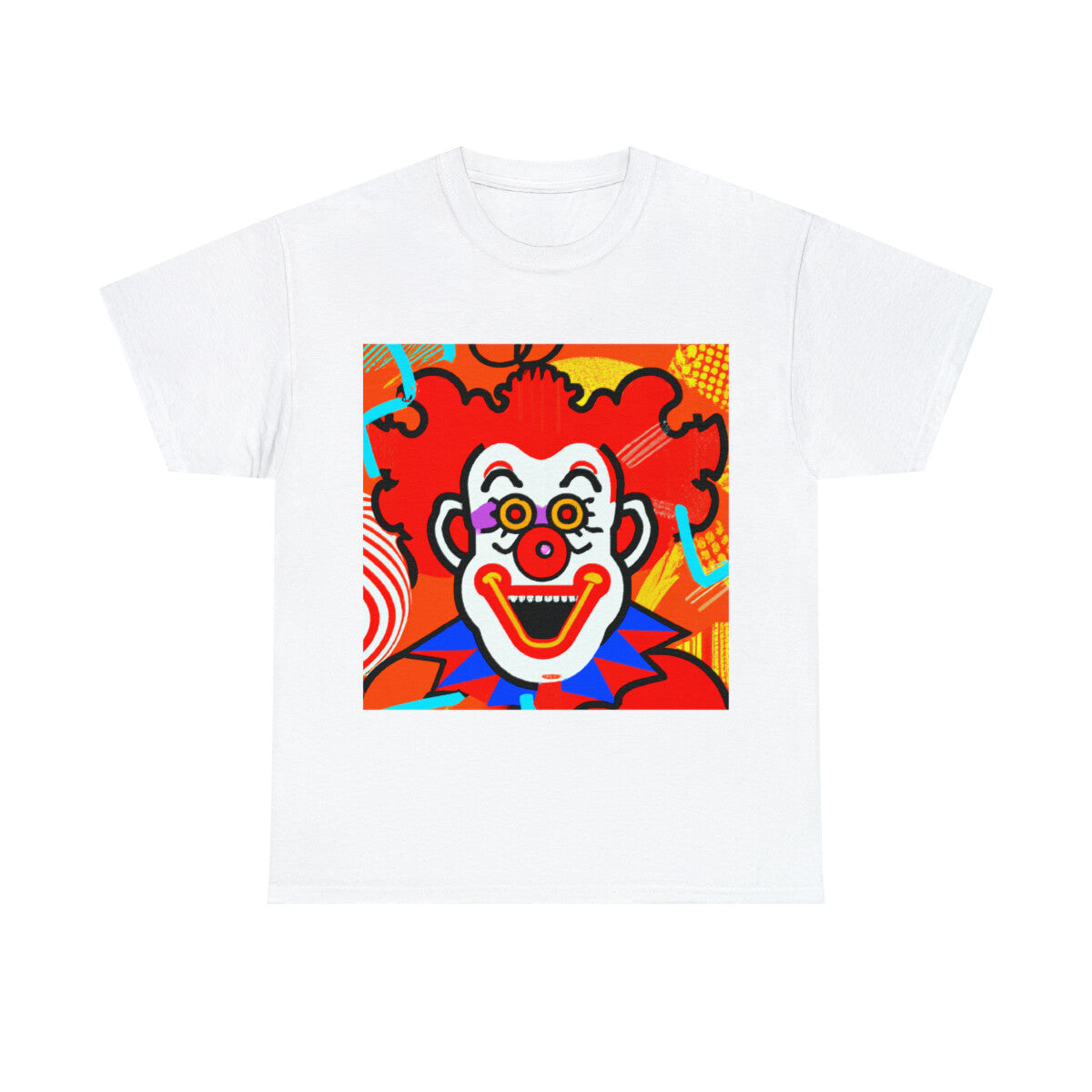 Unisex Adult T Shirt Haunted Clown Scary Horror Halloween Metal Phobia Creepy