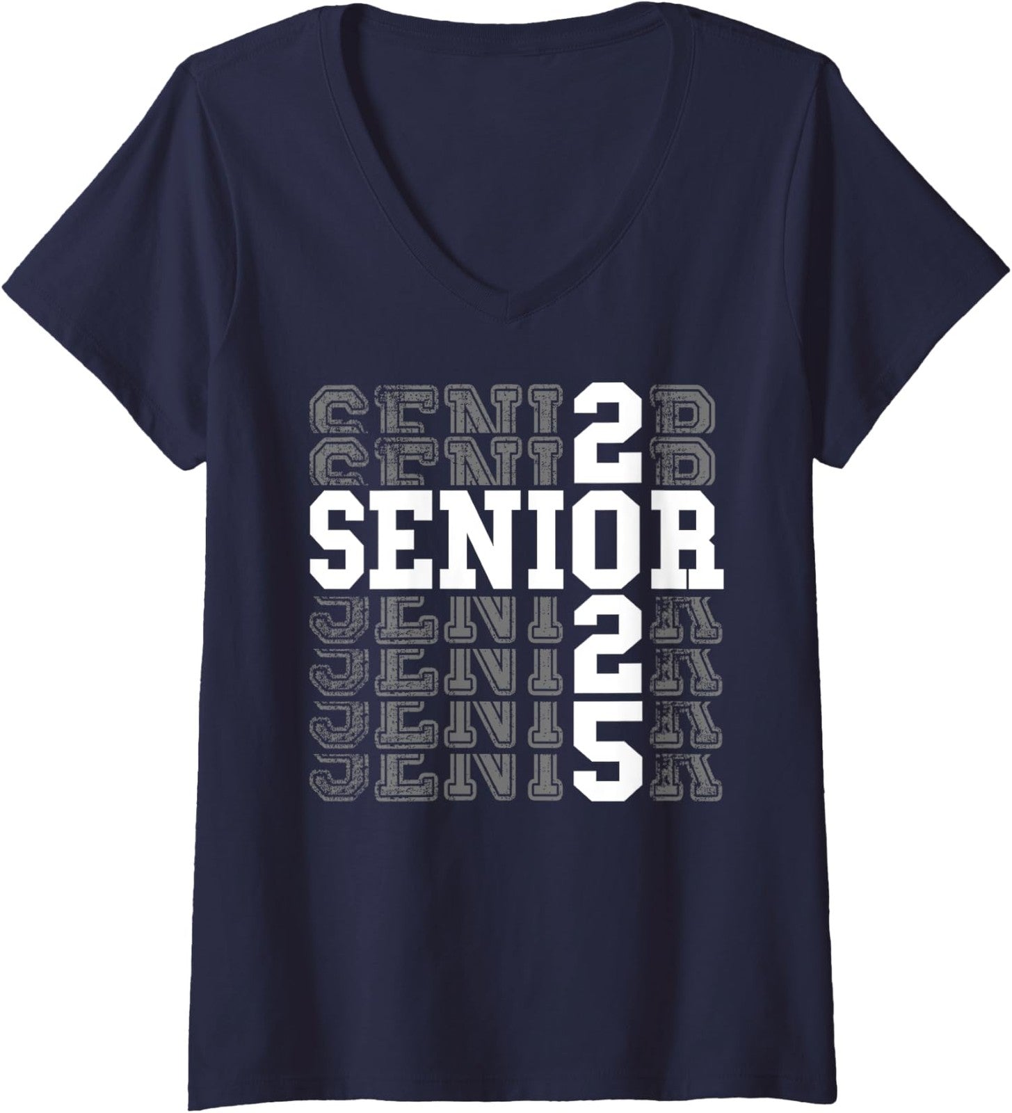 Class Of 2025 Senior 2025 Back To School Graduation Ladies' V-Neck Tshirt