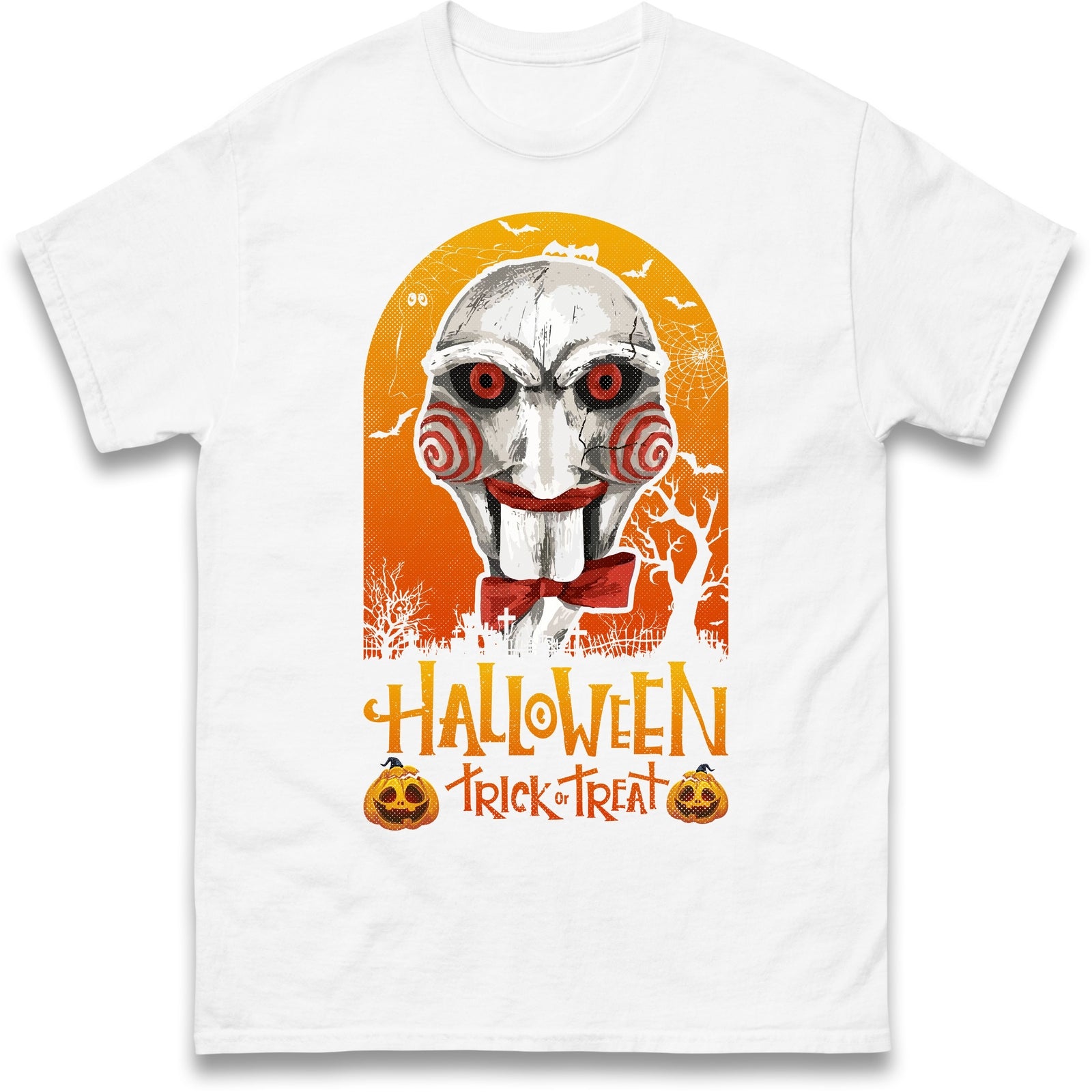 Halloween Pumpkin Trick and Treat Horror Character T Shirt,Halloween Scary Night