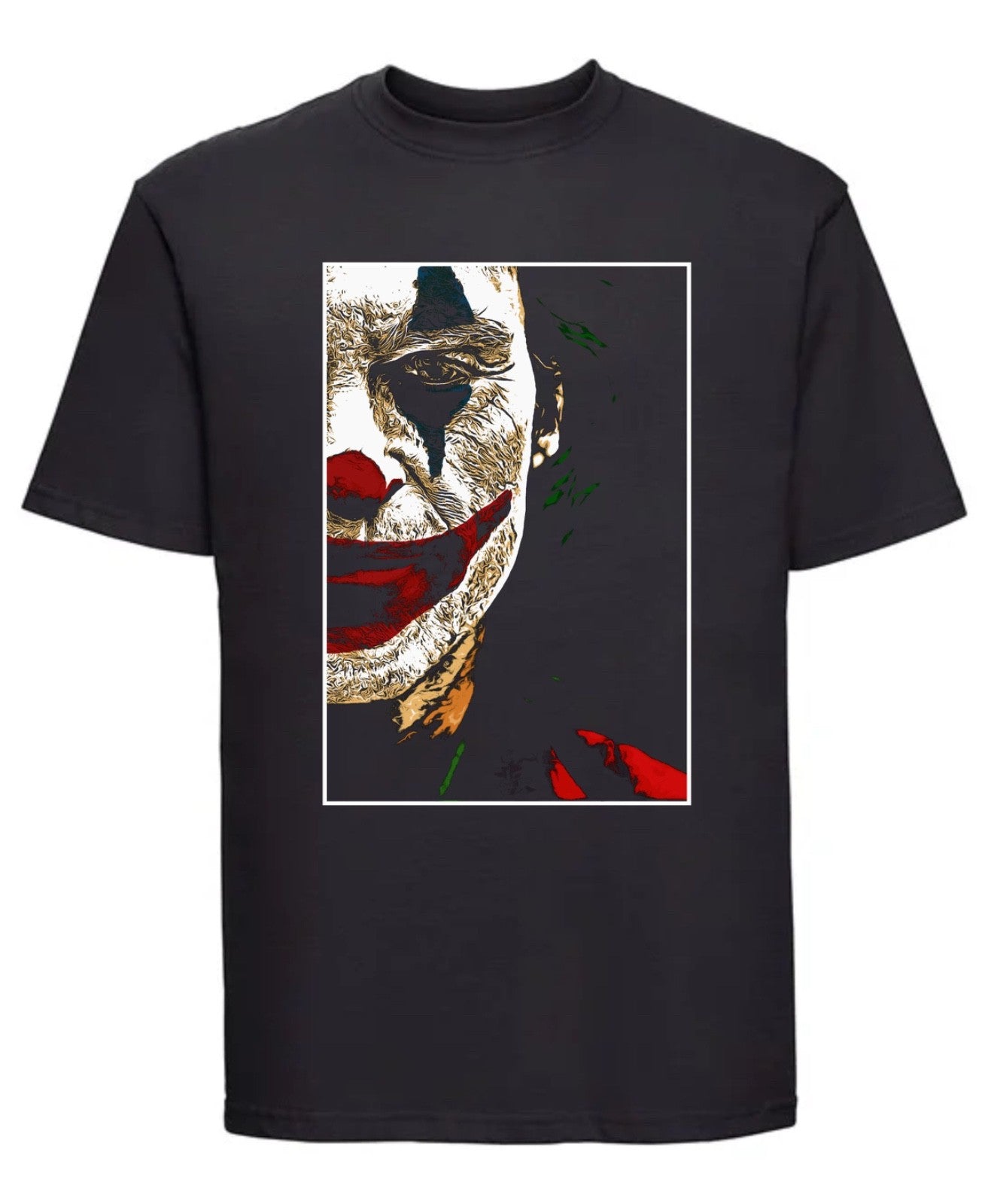 Joker Inspired T-Shirt Horror Halloween Tee Unisex Kids Adult Top
