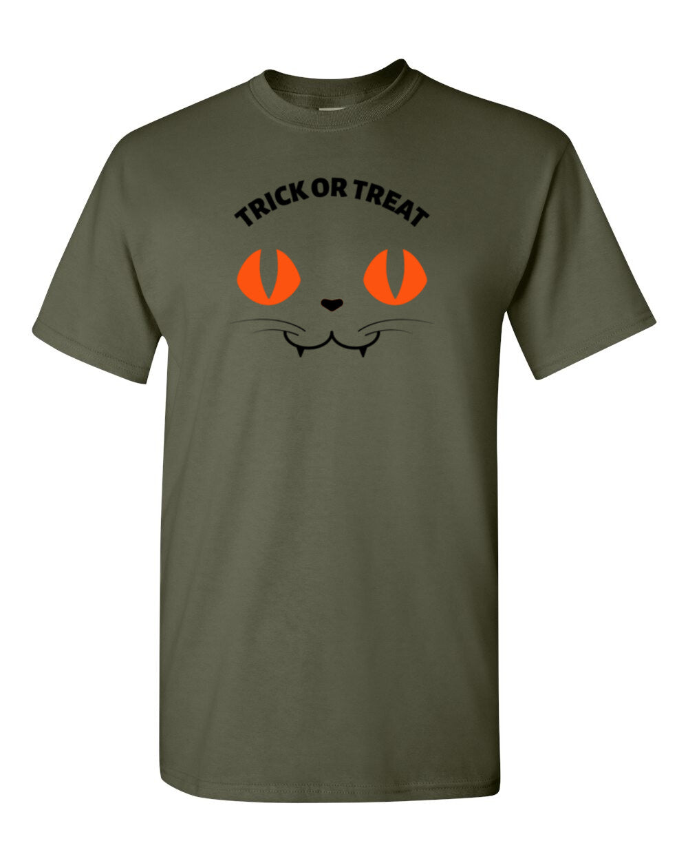 Trick Or Treat T Shirt Halloween Shirt Cat Tee Costume Cat Lover Gift