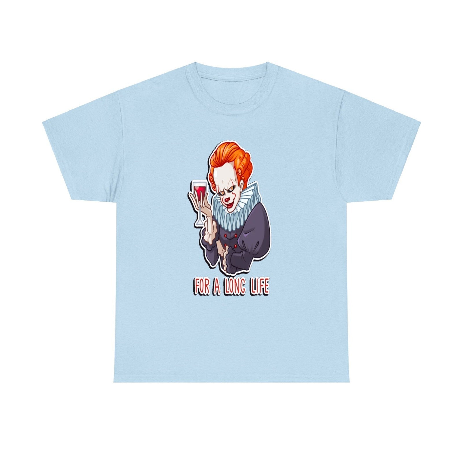Pennywise Halloween T Shirt, Evil Clown T shirt , Wine lover Unisex Tee Top