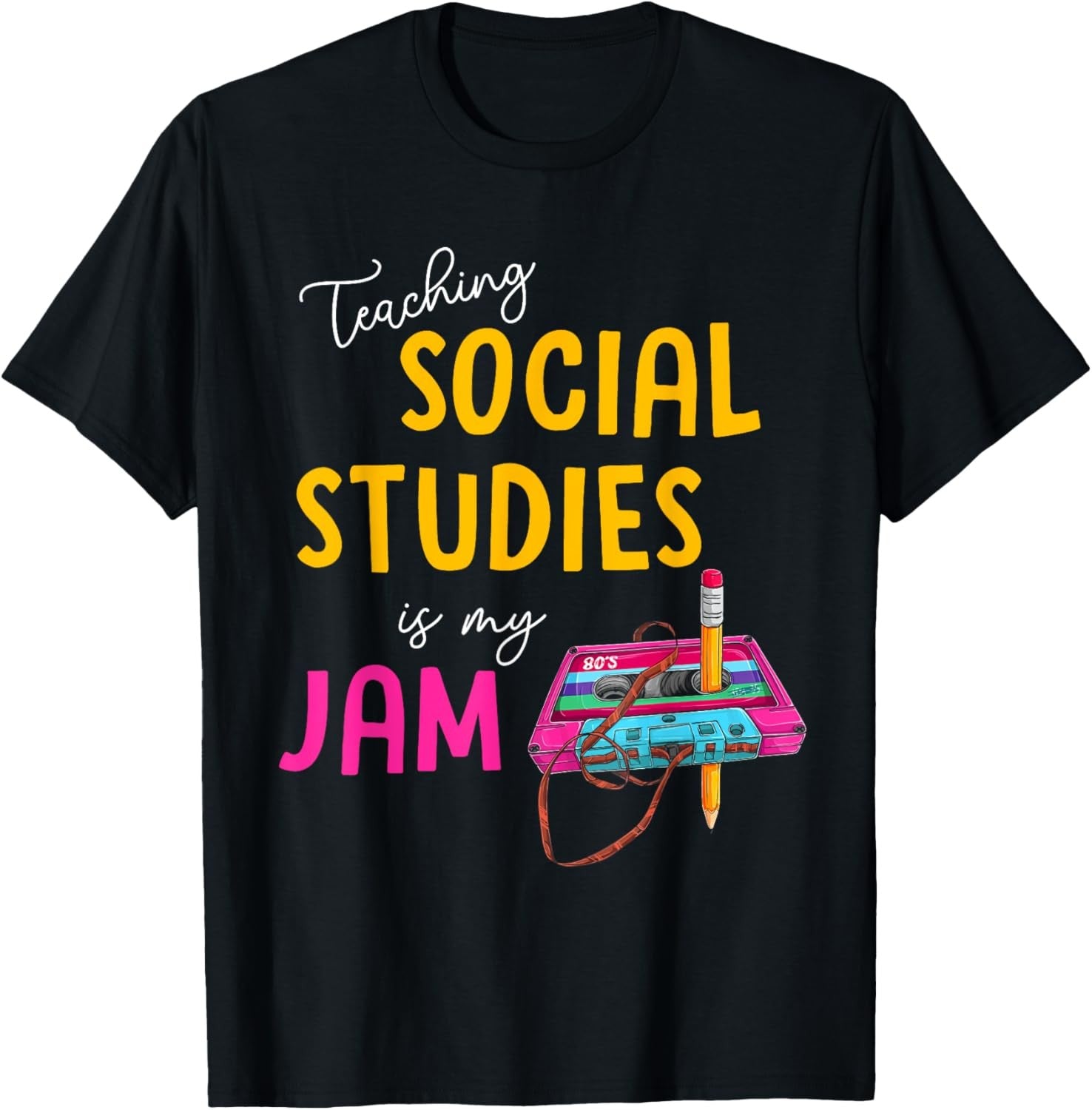 Teaching Social Studies Is My Jam Back To School Teacher Kid T-Shirt
