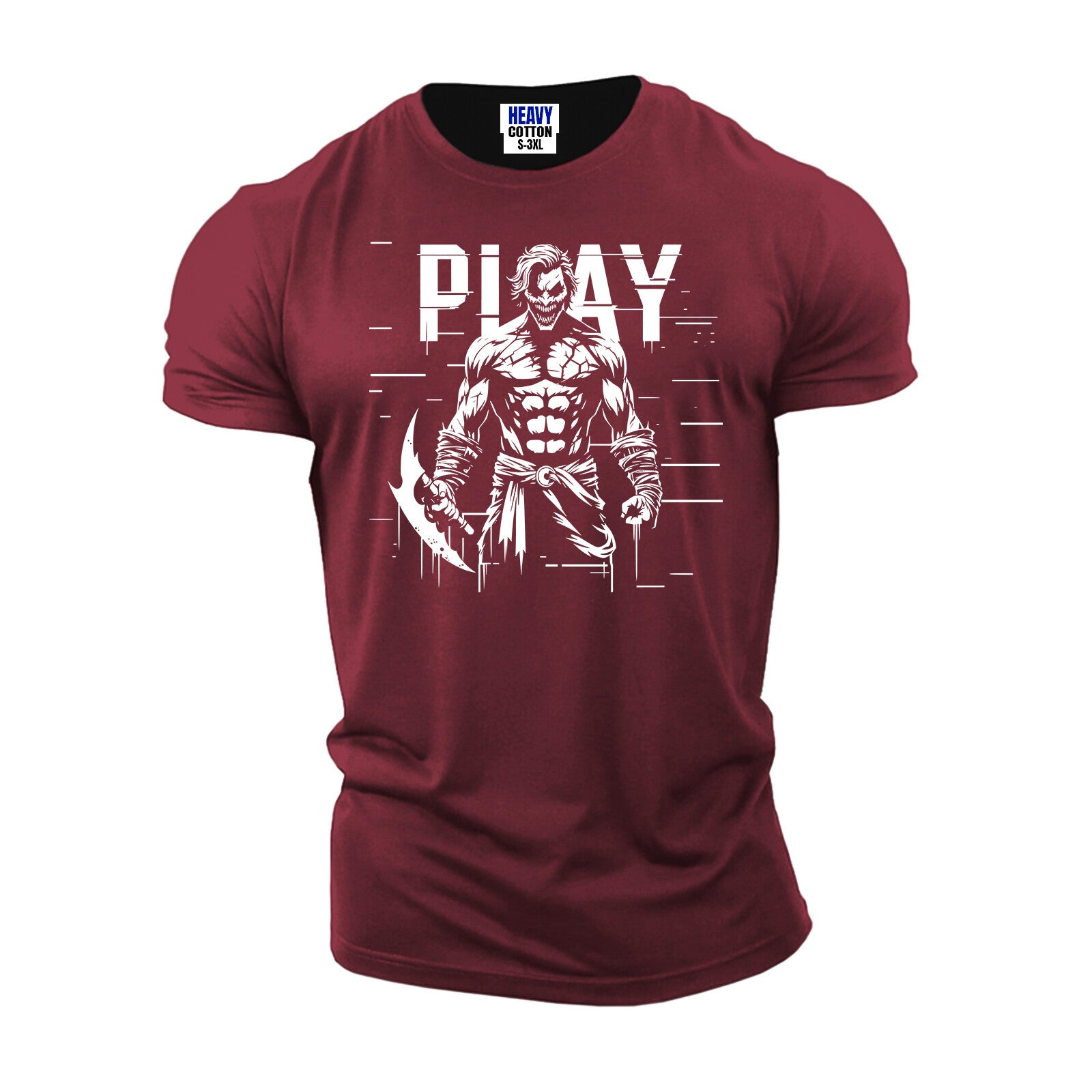 Men's T-Shirt American Halloween Horror Joker USA Gym Workout New Gift Tee S-3XL