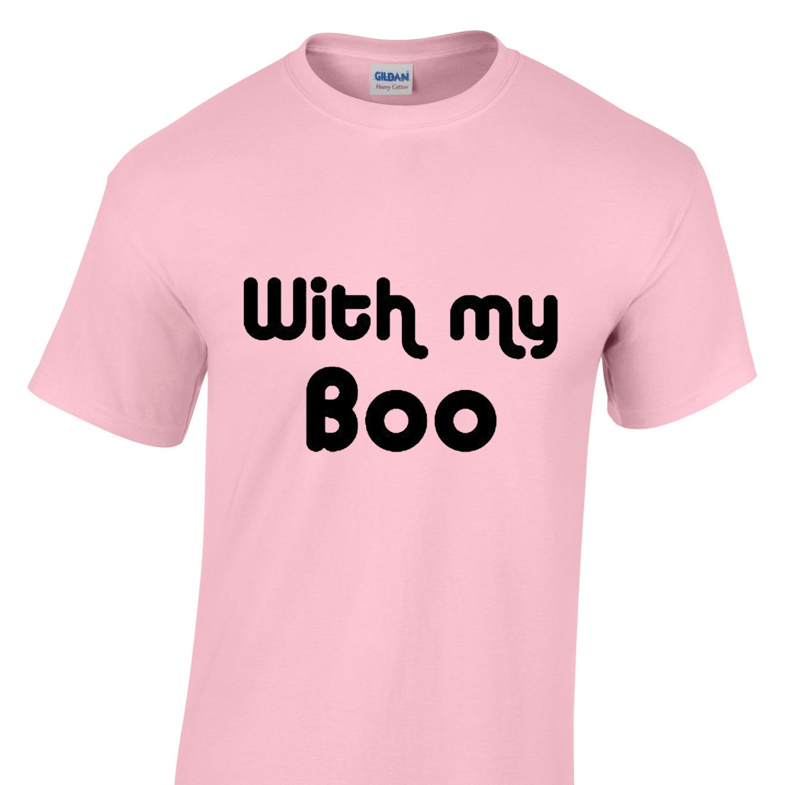 Mens Halloween Tshirt - With My Boo Party Night Trick Or Treat Costume T Shirt