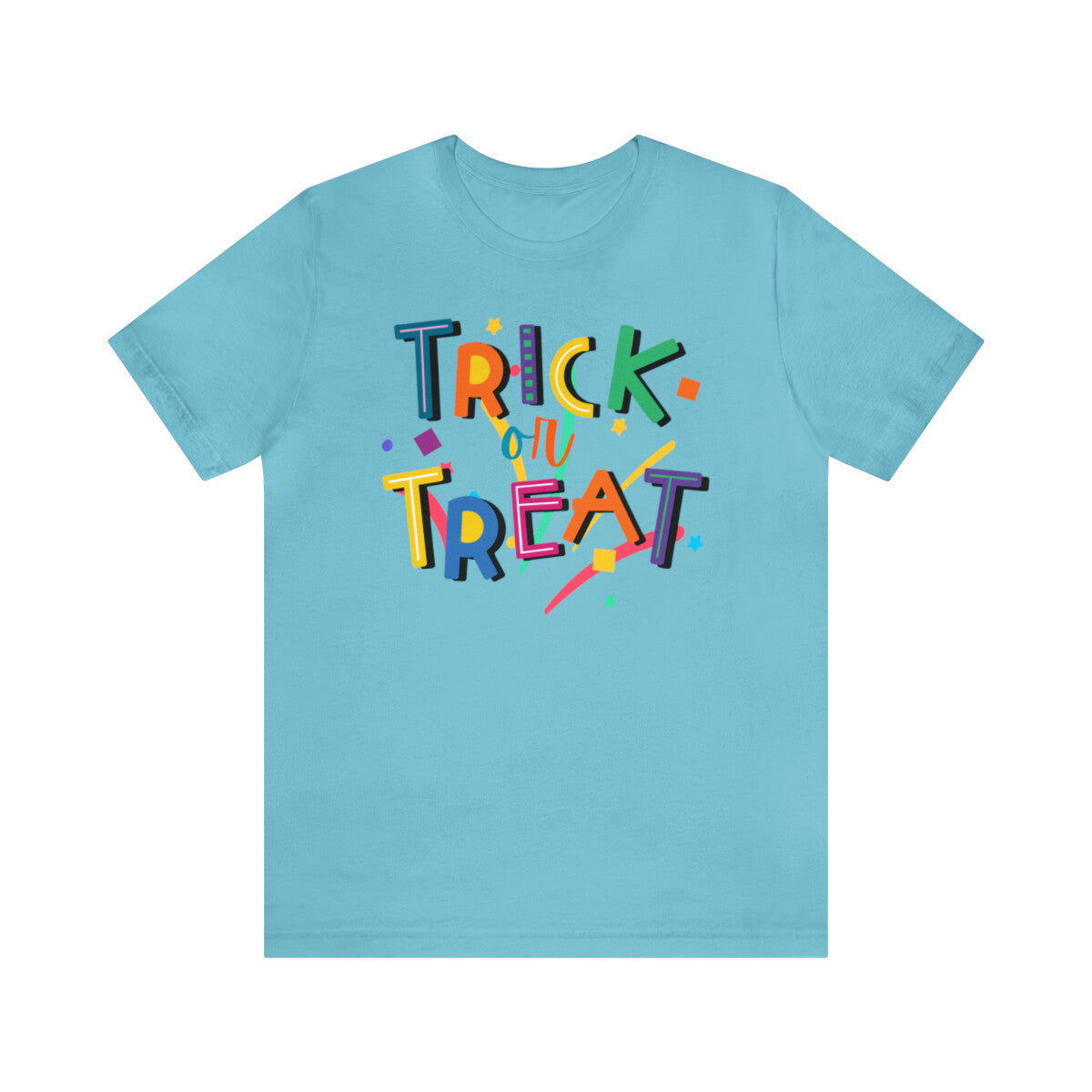 Trick or Treat Halloween Candy T-Shirt Bella Canvas 3001Unisex