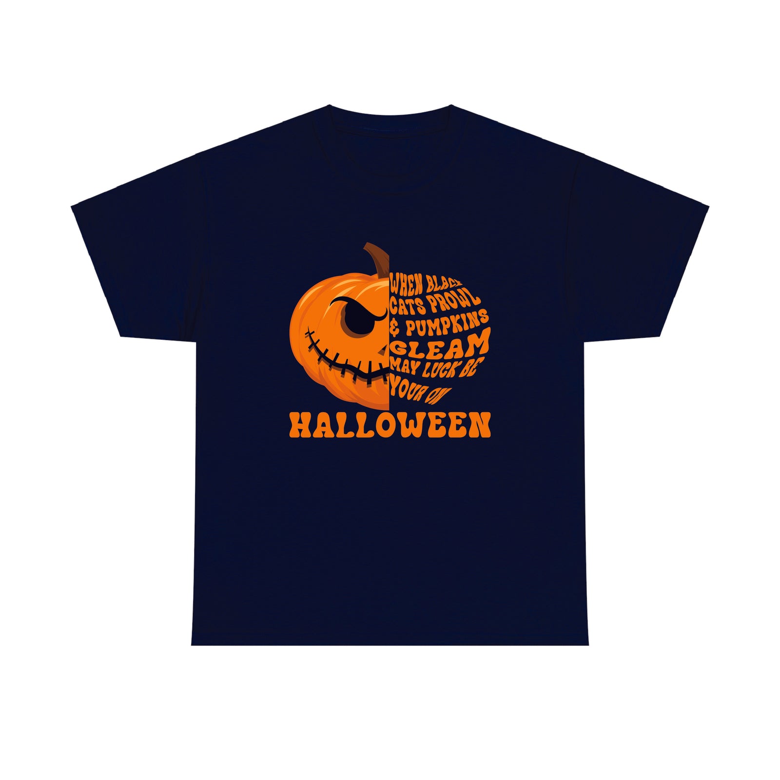 Trick or treat pumpkin Halloween t shirt, Scary pumpkin, Xmas Unisex Tee Top