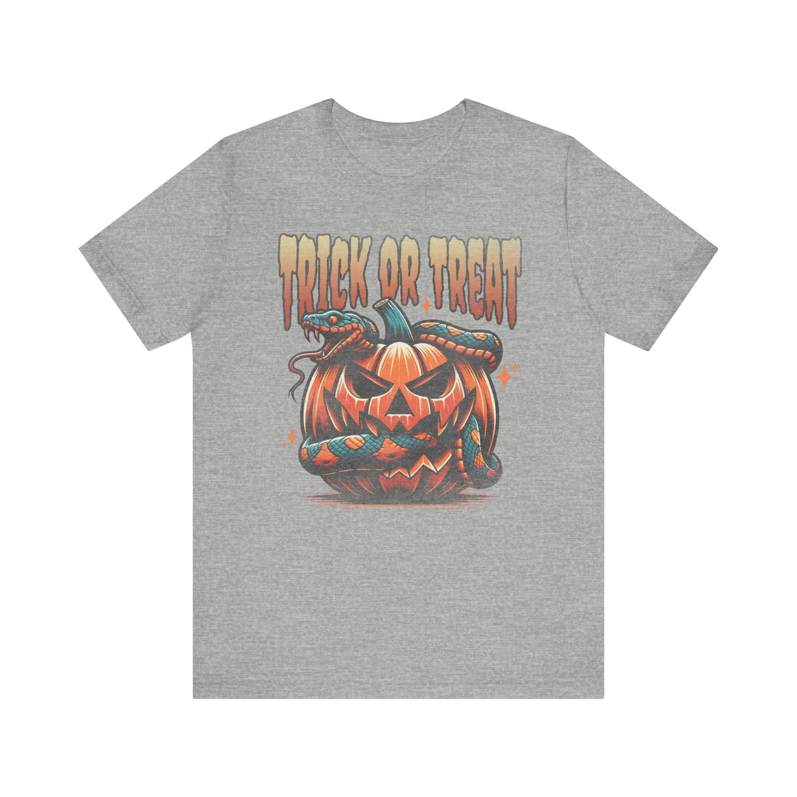 Trick or Treat Shirt, Halloween Shirt, Snake Shirt, Jack-o-Lantern Shirt