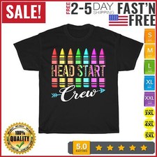 Team Head Start Crew Back To School Crayons Kids Teacher T Shirt Men Women NEW