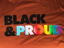 'Black & Proud' T-Shirt (size: XL, Target)