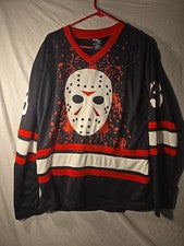 Friday The 13th Mens Jersey  Jason Voorhees Halloween Medium