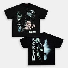 SCREAM Horror movie Halloween Tee short sleeve unisex Tee 2 sided S-5XL
