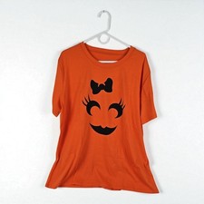 Sweet Eyes T-shirt 2XL Pumpkin Face Halloween Jack O Lantern Trick or Treat