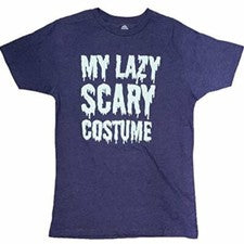 Halloween My Lazy Scary Costume Men T-shirt Size XL (46-48) NEW
