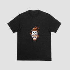 Quality Halloween T-Shirt - Boba & Trick or Treat Ghost - Trick or Boba tshirt