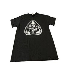 Halloween T-shirt Quija Planchette Goth Horror Scary Men’s Small Black