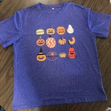 Halloween T Shirt Pumpkin Trick Or Treat 2xl Candy Spooky Purple