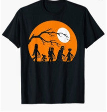 Star Wars Trick or Treat Halloween Silhouette T-shirt Man Size M ~