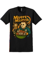 Myers Munch - Halloween Horror Villains T-Shirt -  Gildan Adult Unisex Medium