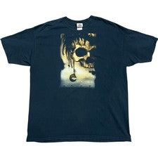 2002 Liquid Blue Gerald Brom Horror Skull T-Shirt Black 2XL Gothic Fantasy