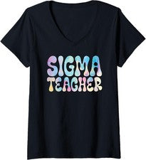 Back To School Sigma Teacher Meme Lovers Humor Cool Ladies' O-Neck Tshirt
