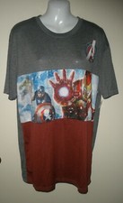 #E Mens XL Age of Ultron Marvel Avengers Ironman Hulk Heather gray New NWT