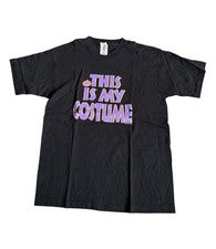 This Is My Costume T-Shirt Halloween Trick Or Treat Black T Shirt Size Large