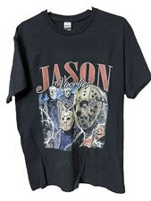 Friday the 13th T-shirt Horror Tee Jason Voorhees Halloween Horror Shirt Medium