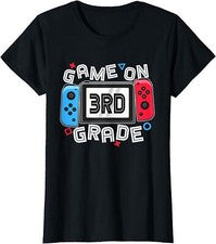 Back To School Game On 3rd Grade Funny Gift Ladies' Crewneck T-Shirt